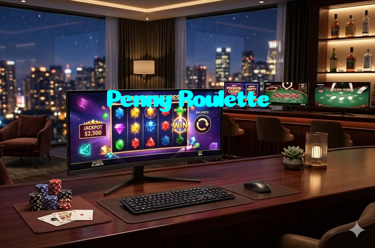 Penny Roulette casino presented on mobile device in Pakistan with slots and live games